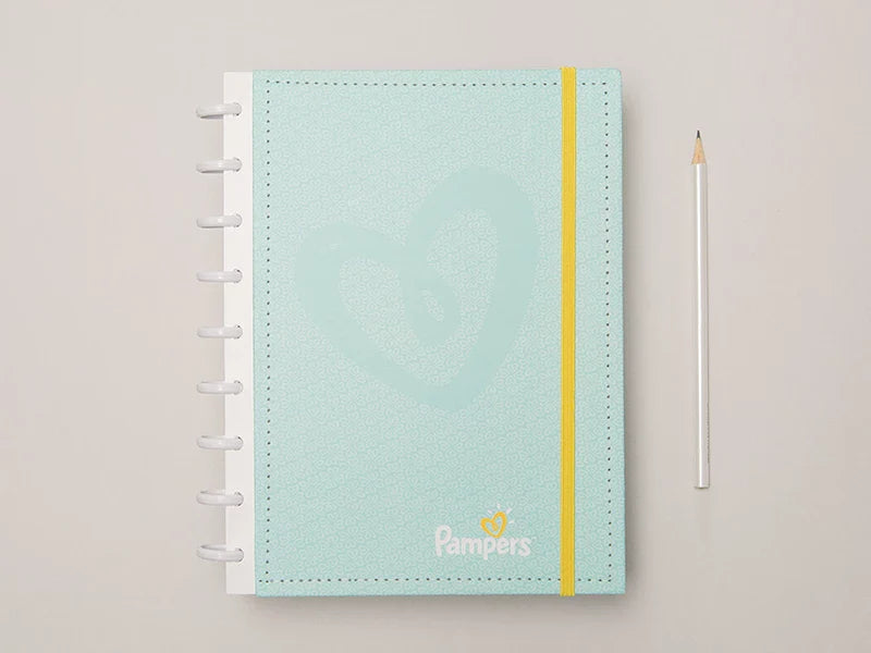 Caderno Inteligente personalizado da Pampers